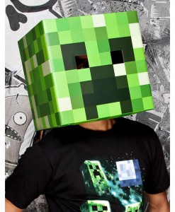 Minecraft Creeper Head Mask Adult