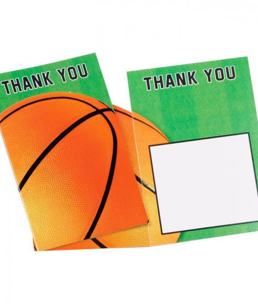 Basketball Fan - Thank You Cards (8 count)