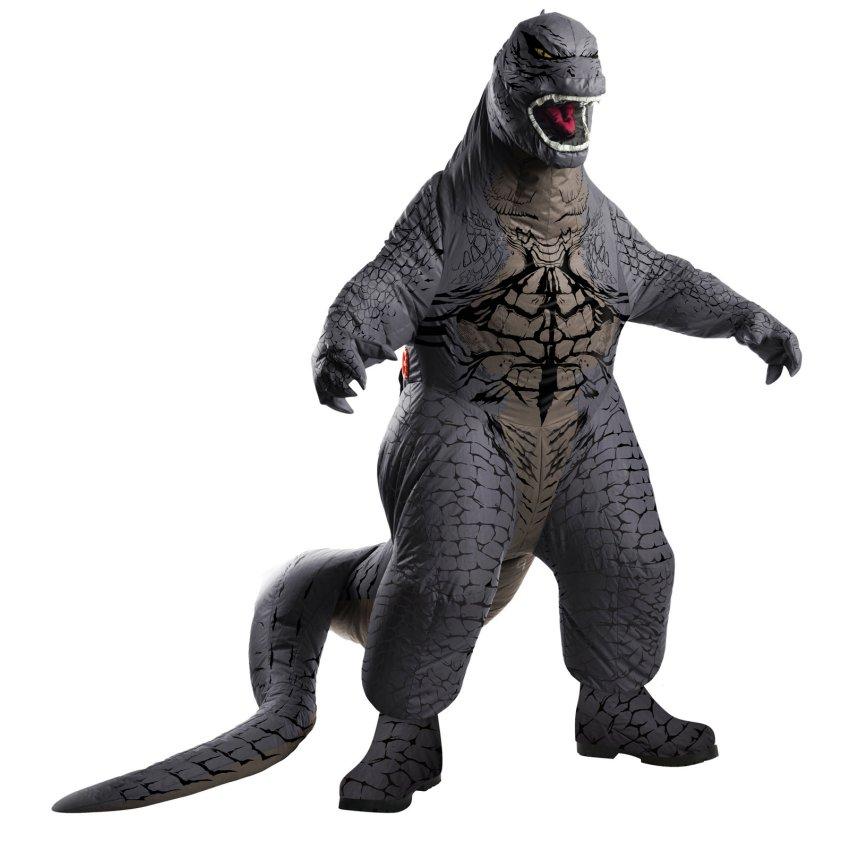 Godzilla Deluxe Adult Inflatable Costume with Free Shipping in U.S., UK, Eu...