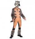Guardians of the Galaxy - Deluxe Rocket Raccoon Kids Costume