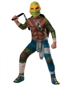 Teenage Mutant Ninja Turtle Movie - Deluxe Michelangelo Adult Costume