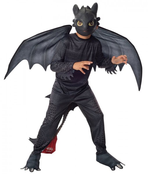 How to Train Your Dragon 2 - Night Fury Toothless Kids Costume