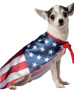 USA Flag Cape Pet Costume