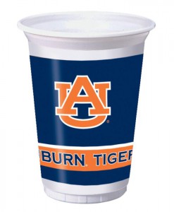 University of Auburn Tigers 20 oz. Cups (8)