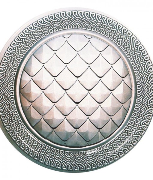 Goth Feast Scaled Shield Dessert Plates (8 count)