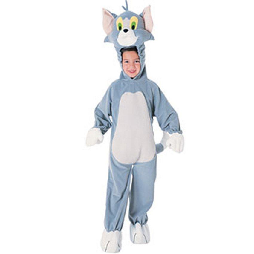 Tom Jerry - Tom Toddler / Child Costume | Includes fleece jumpsuit with eas...