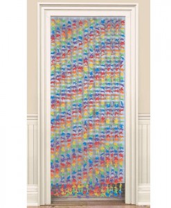 Fabric Flower Door Curtain