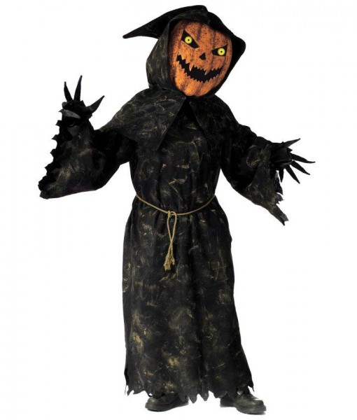 Bobble Head Pumpkin Adult Costume