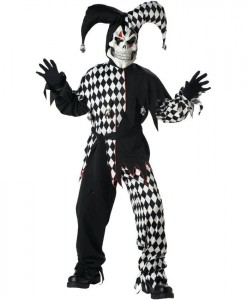 Evil Jester Child Costume