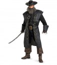 Pirates Of The Caribbean - Black Beard Deluxe Adult Costume