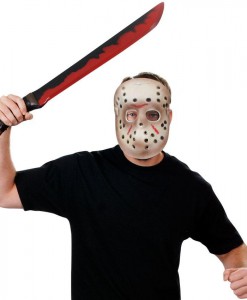 Friday the 13th Jason Mask Machete Set