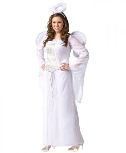 Heavenly Angel White Adult Plus Costume