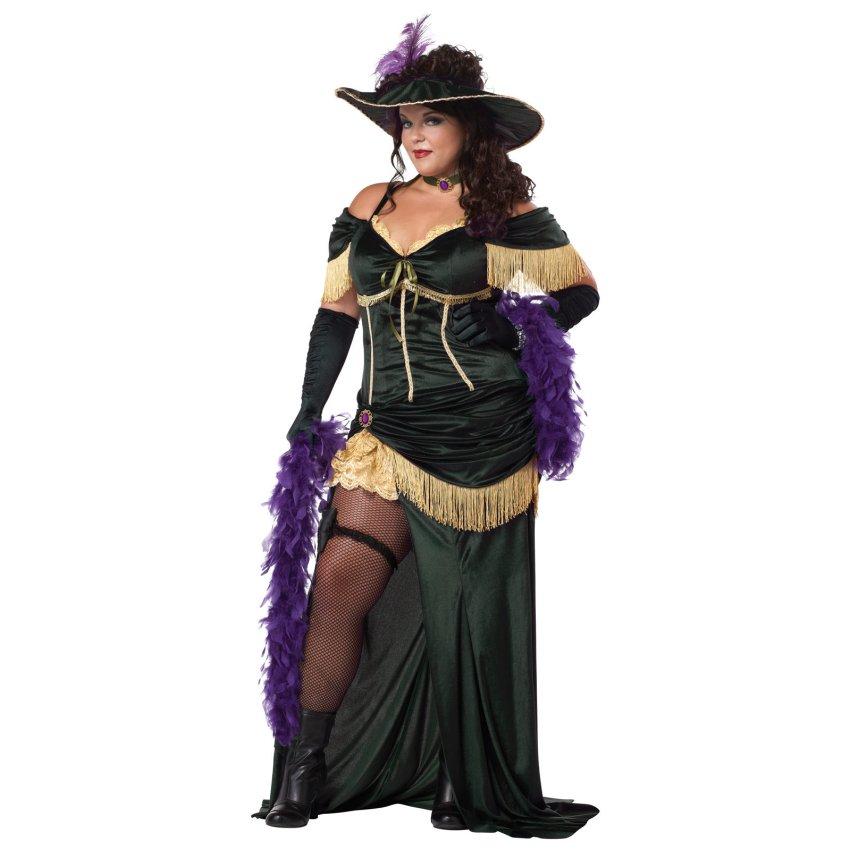 The Saloon Madame Adult Plus Costume - Halloween Costume Ideas 2021