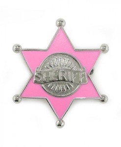 Pink Sheriff Badge