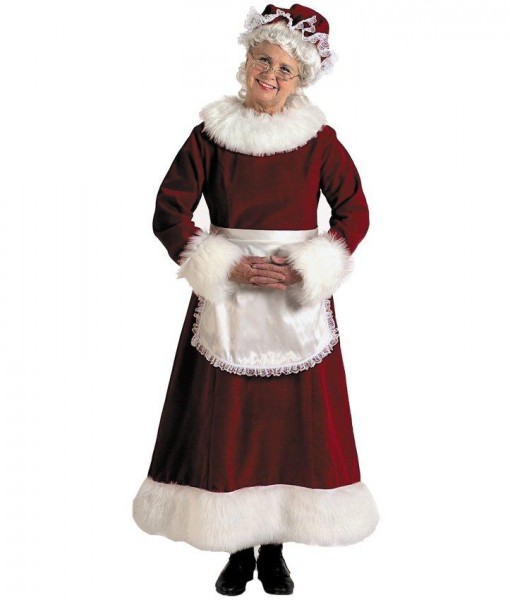 Mrs. Claus Dress Adult Plus Costume