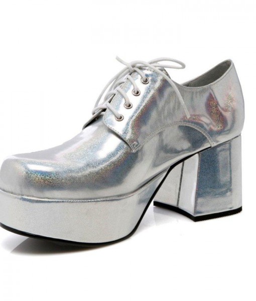 Silver Pimp Adult Shoes