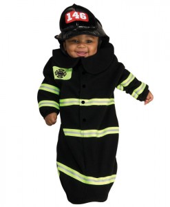 Firefighter Deluxe Bunting Infant Costume