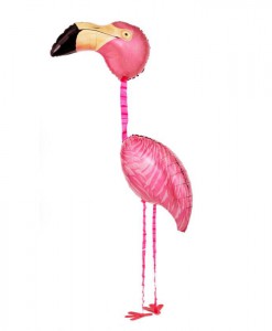 Tropical Flamingo Airwalker 65 Foil Balloon