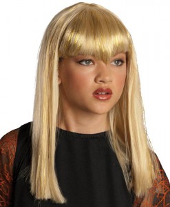 Glitter Vamp Blonde Child Wig