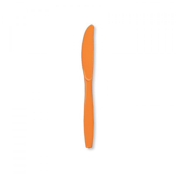 Sunkissed Orange (Orange) Heavy Weight Knives (24 count) - Halloween ...