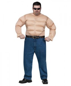 Muscle Chest Shirt Adult Plus Costume