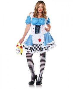 Miss Wonderland Adult Plus Costume