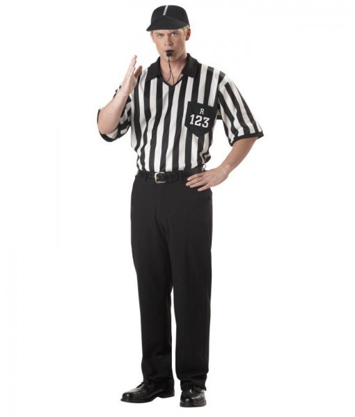 Classic Referee Adult Costume Kit