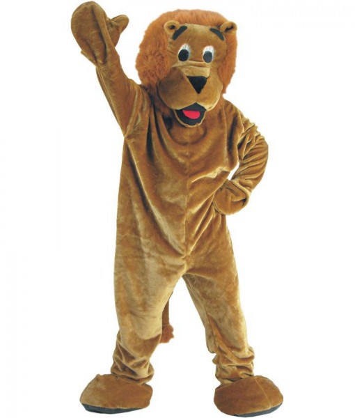 Roaring Lion Economy Mascot Adult Costume