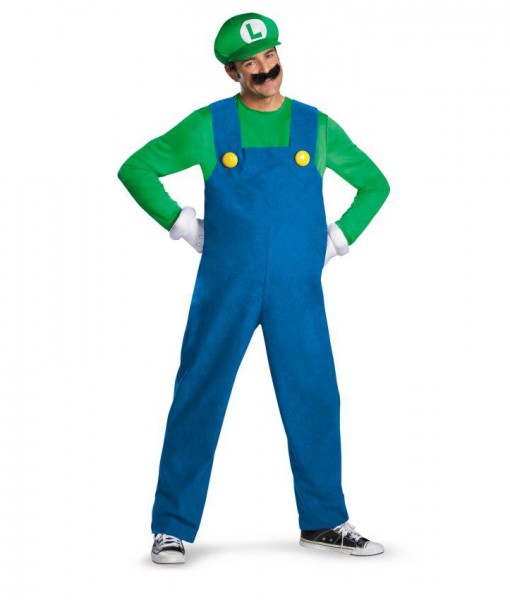 Super Mario Brothers - Luigi Adult Plus Size Costume