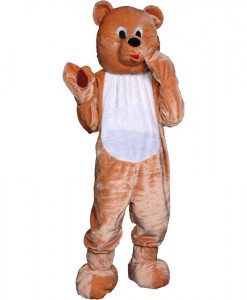 Teddy Bear Economy Mascot Adult Costume