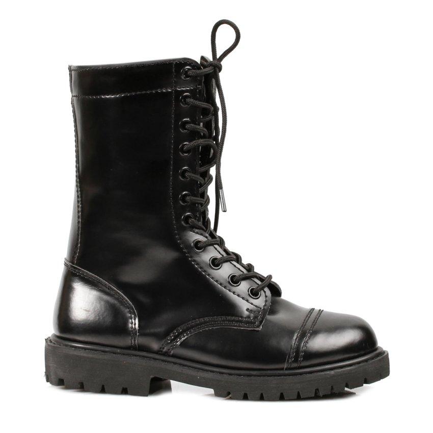 Women's Adult (Black) Combat Boots - Halloween Costume Ideas 2023