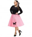 Adult Poodle Skirt Plus Size