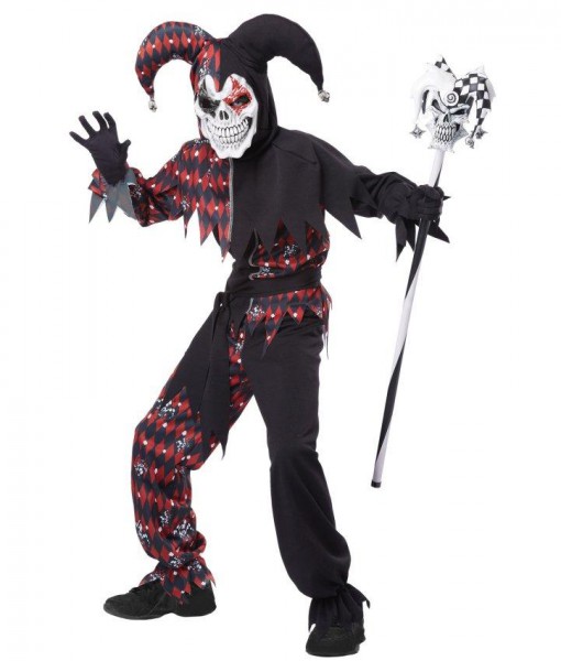 Sinister Jester Child Costume