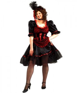 Saloon Girl Adult Plus Costume