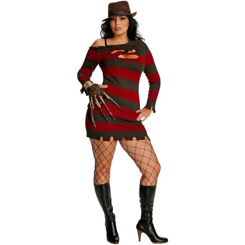 A Nightmare On Elm Street - Miss Krueger Adult Plus Costume - Halloween ...