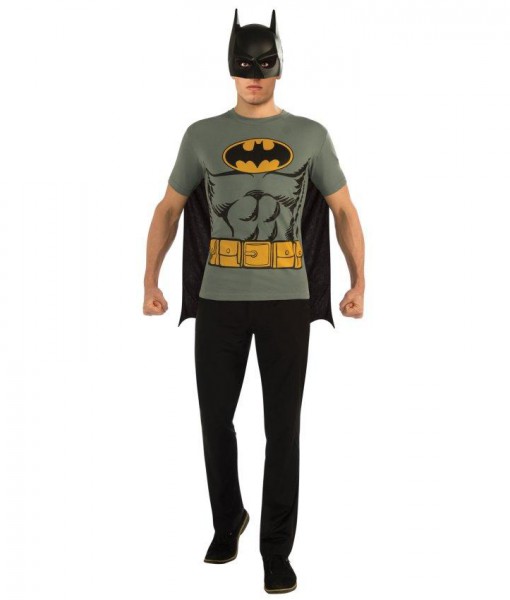 Batman T-Shirt Adult Costume Kit