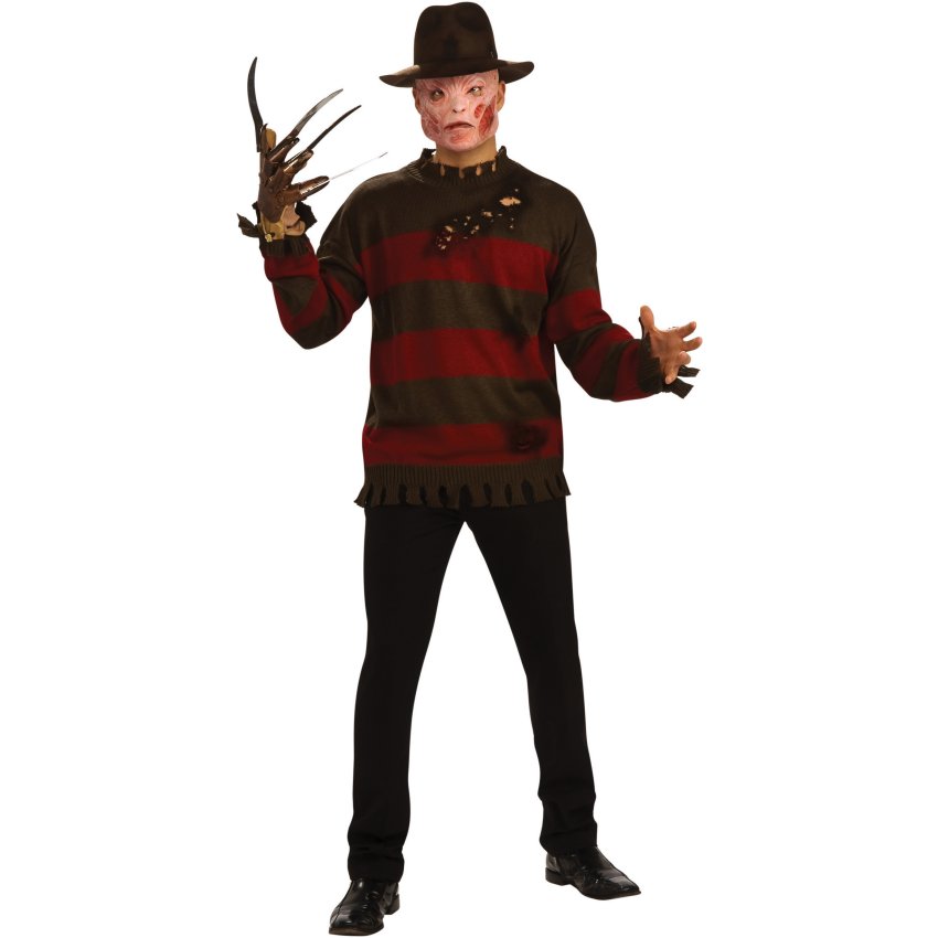 A Nightmare On Elm Street - Deluxe Freddy Krueger Sweater Adult ...