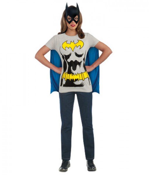 Batgirl T-Shirt Adult Costume Kit