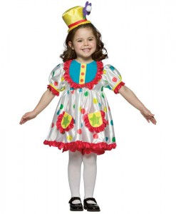 Clown Girl Child Costume