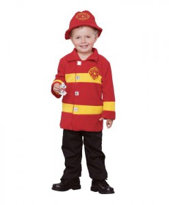 Brave Firefighter Toddler Costume