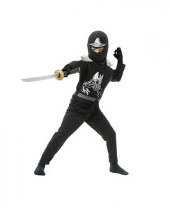 Black Ninja Avengers Series II Child Costume