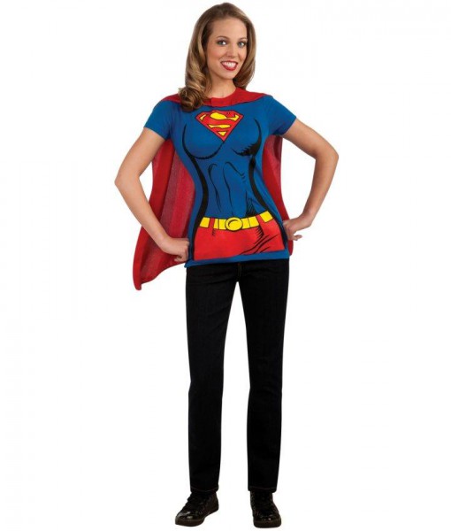 Supergirl T-Shirt Adult Costume Kit
