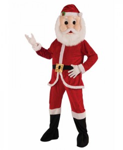 Santa Economy Mascot Adult Costume