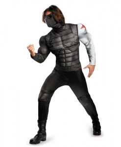 Captain America The Winter Soldier - Winter Soldier Muscle Chest Costume