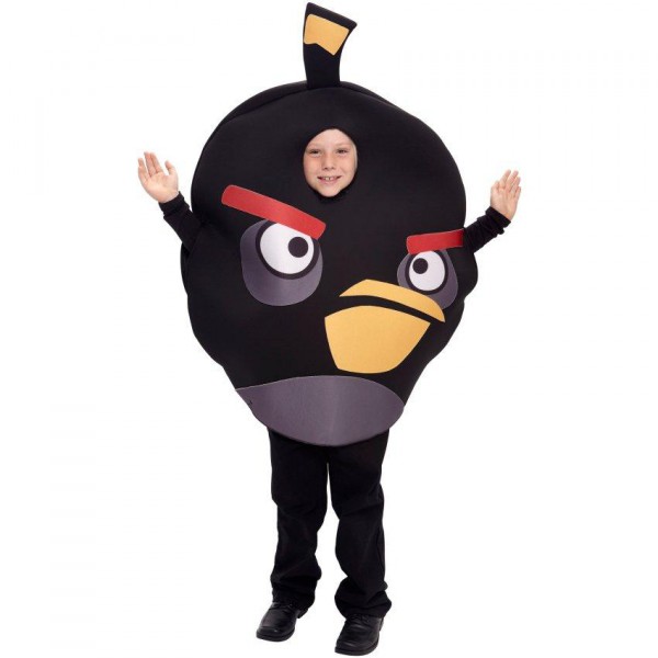 Rovio Angry Birds - Black Bird Child Costume - Halloween Costume Ideas 2023