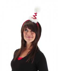 Cocktail Springy Santa Headband