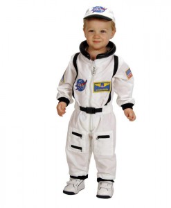 NASA Jr. Astronaut Suit White Toddler Costume