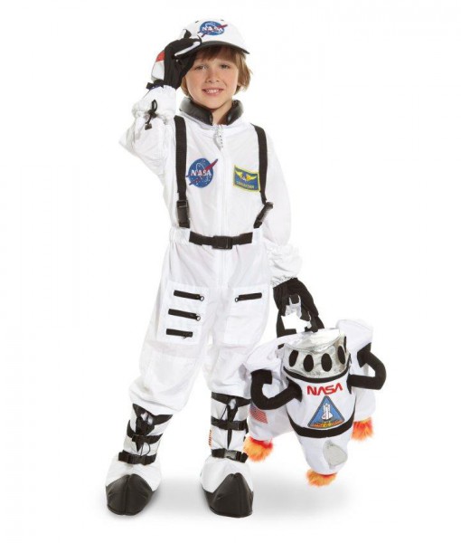 NASA Jr. Astronaut Suit White Toddler/Child Costume