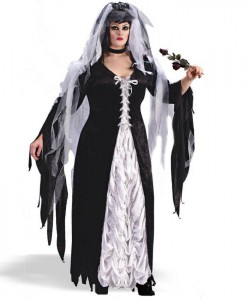 Coffin Bride Adult Plus Costume