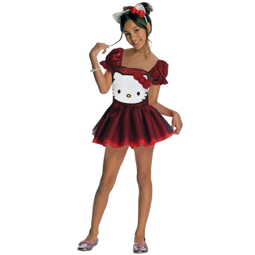 Hello Kitty Sequin Dress Child Costume - Halloween Costume Ideas 2023